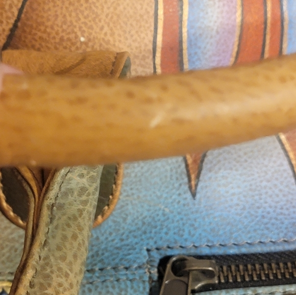 Anuschka Women's Genuine Leather Handbag/Purse / Hand-Painted! - Picture 16 of 16